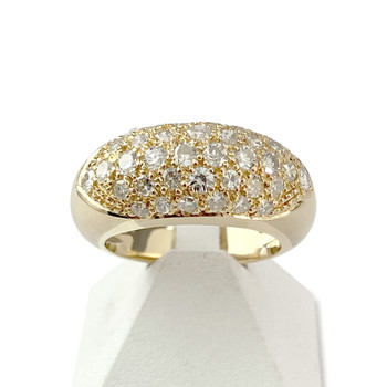 Bague d'occasion or 750 jaune diamants