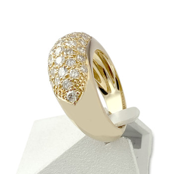 Bague d'occasion or 750 jaune diamants