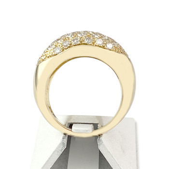 Bague d'occasion or 750 jaune diamants