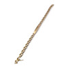 Gourmette d'occasion or 750 jaune maille gourmette 18 cm - vue V2