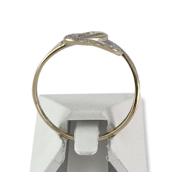 Bague endely d'occasion or 375 2 tons diamants