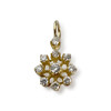 Pendentif d'occasion or 585 jaune diamants - vue V1