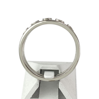 Bague d'occasion or 585 blanc diamants jaunes