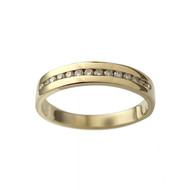Bague d'occasion or 750 jaune diamants