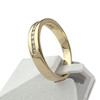 Bague d'occasion or 750 jaune diamants - vue V2
