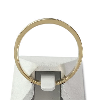 Second-hand gold ring 750 yellow diamonds