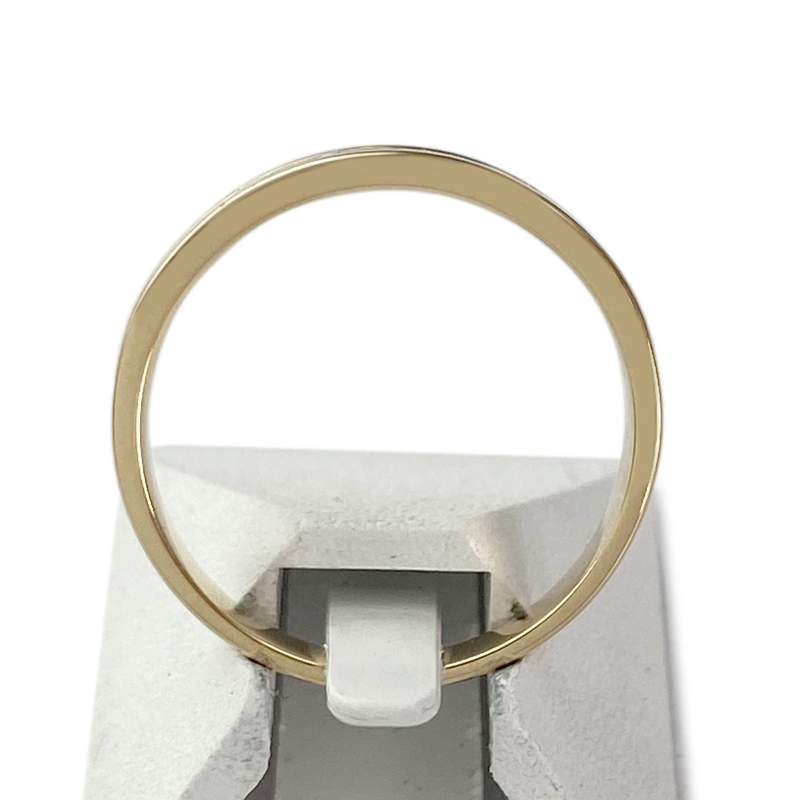 Bague d'occasion or 750 jaune diamants - vue 3