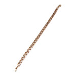 Bracelet d'occasion or 750 rose maille gourmette 19,5 cm - vue 2