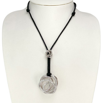 Collier grisogono d'occasion or 750 blanc diamants