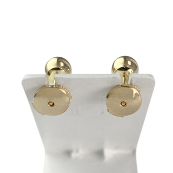 Second hand earrings 2 gold 750 Tahitian pearls