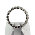 Bague d'occasion or 750 blanc zirconias - vue 3