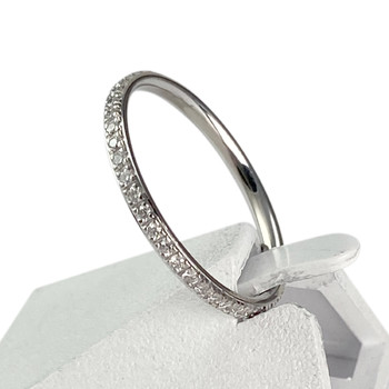 Tweedehands mauboussin full circle ring 750 witgoud diamant