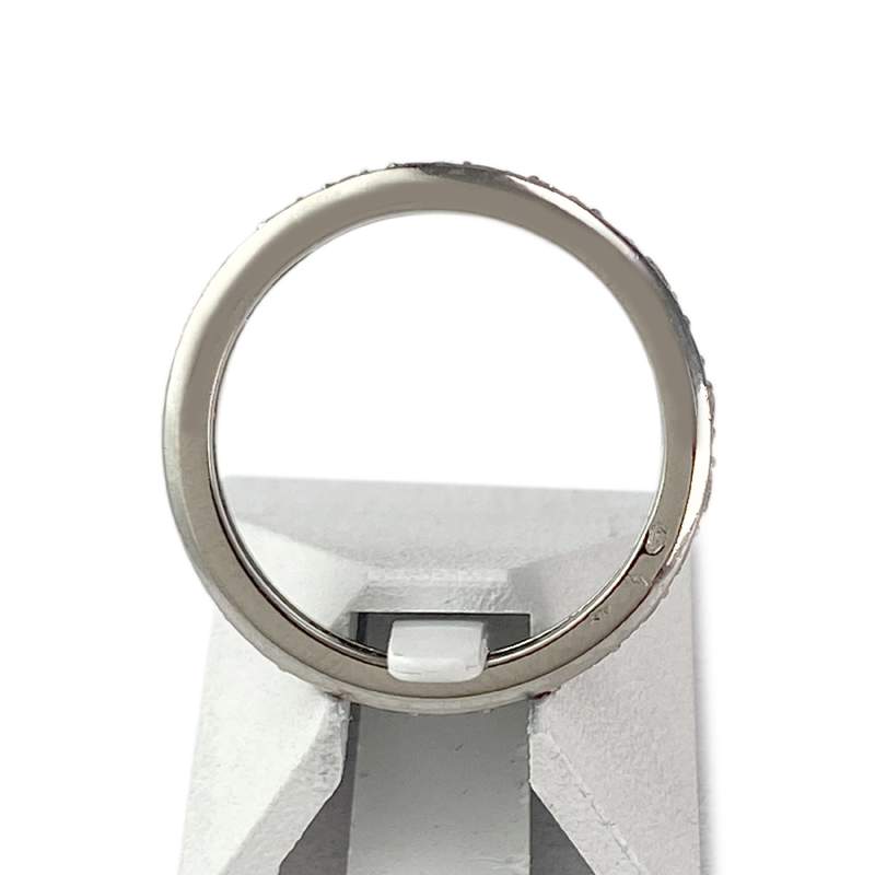 Bague d'occasion or 750 blanc diamants - vue 3