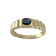 Bague d'occasion or 750 jaune saphir