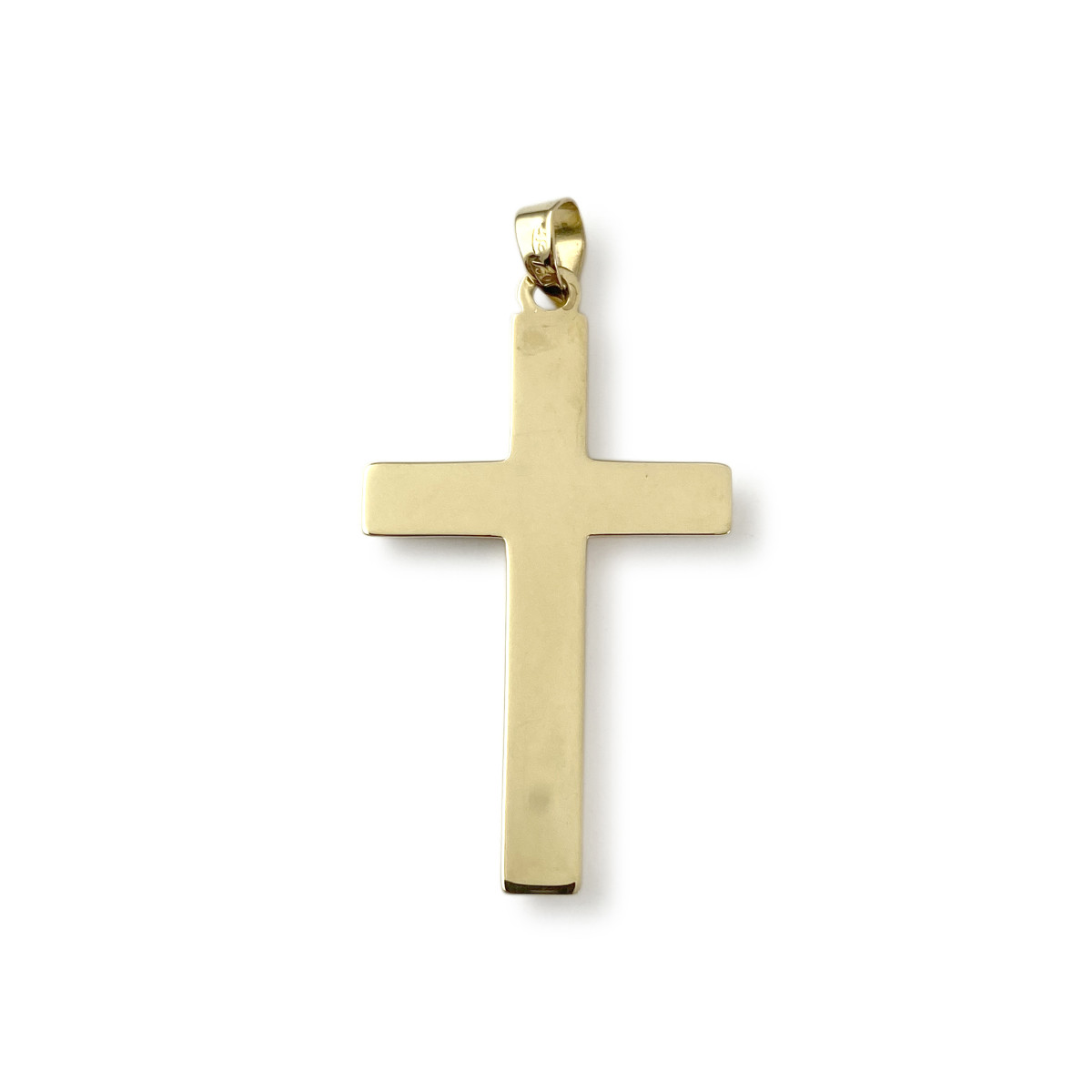 Pendentif croix d'occasion or 750 jaune - vue 2