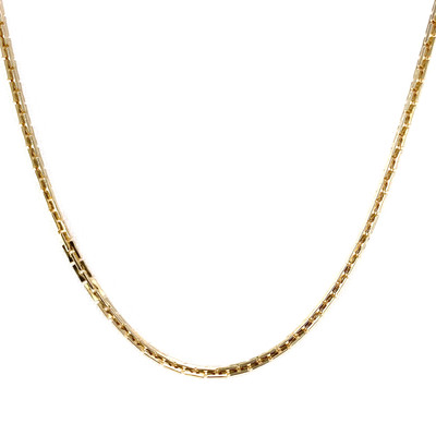 Chaîne d'occasion or 750 jaune maille fantaisie 61 cm - vue 1