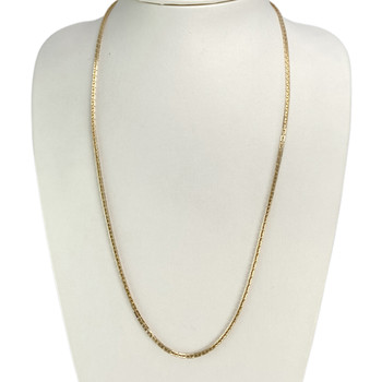 Chaîne d'occasion or 750 jaune maille fantaisie 61 cm