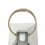 Bague d'occasion 2 ors 750 zirconias - vue 3