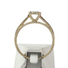 Bague d'occasion or 375 2 tons diamants - vue V3