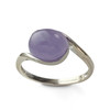Bague d'occasion or 750 blanc jade - vue V1