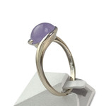 Tweedehands ring van 750 witgoud met jade - afbeelding 2
