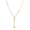 Collier d'occasion or 750 jaune maille singapour perles de culture d'eau douce 44,5 cm - vue V1