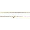 Collier d'occasion or 750 jaune maille singapour perles de culture d'eau douce 44,5 cm - vue V3
