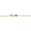 Collier d'occasion or 750 jaune maille jaseron quartzs fumés 42 cm - vue V3