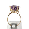 Bague d'occasion or 750 jaune améthyste - vue V3
