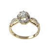 Bague d'occasion 2 ors 750 diamants - vue V1