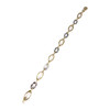 Bracelet d'occasion 2 ors 750 maille fantaisie 19,5 cm - vue V2