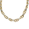 Collier d'occasion 2 ors 750 maille fantaisie 46 cm - vue V1