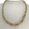 Collier d'occasion 2 ors 750 maille fantaisie 46 cm - vue V2