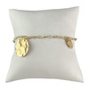 Bracelet d'occasion or 750 jaune maille fantaisie 20,5 cm - vue V1