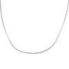 Chaîne d'occasion or 375 blanc maille forçat 40 cm - vue V1