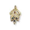 Pendentif d'occasion or 750 2 tons saphirs - vue V2