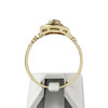 Bague d'occasion or 750 jaune saphirs diamants - vue V3