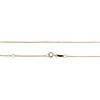Collier d'occaison or 375 2 tons maille forçat perles de culture de chine diamants 45 cm - vue V3
