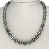 Collier d'occasion or 750 jaune en perles tahiti 45cm - vue V2