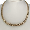 Collier en chute d'occasion or 750 jaune maille palmier 45 cm - vue V2