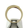 Bague d'occasion or 750 2 tons diamants - vue V3