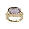 Bague d'occasion or 750 jaune améthyste rubis - vue V1