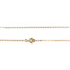Collier d'occasion or 750 jaune maille fantaisie zirconias hématites 42 cm - vue V3
