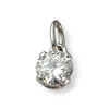 Pendentif d'occasion or 750 blanc diamant - vue V1