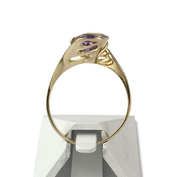 Bague d'occasion or 750 jaune amethyste