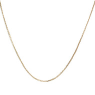 Chaîne d'occasion or 750 jaune maille forçat 45,5 cm