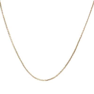 Chaine Or Jaune 18 Carats - Maille Forçat 55cm - 7.62g - Occasion Rénovée
