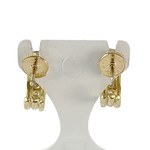 Demi créoles d'occasion or 750 diamants - vue 3