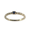 Bague mauboussin d'occasion or 750 jaune diamants saphir - vue V1