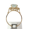 Bague d'occasion or 750 jaune aigue marine - vue V3